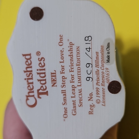 Neil -  Cherished Teddies - Special Limited Edition - Picture 12 of 12